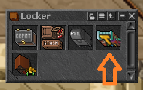 Acesso ao Coin Market através do Locker no jogo
